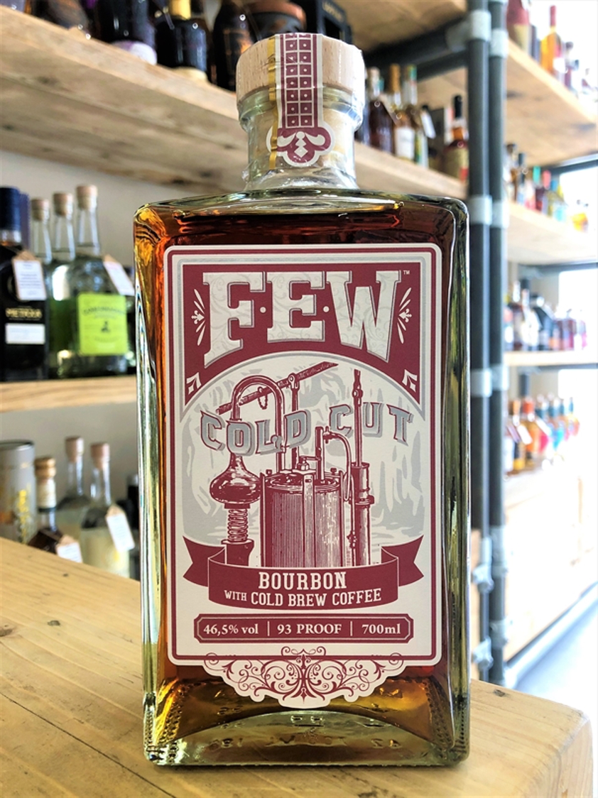 FEW Cold Cut Bourbon Whiskey with Cold Brew Coffee 46.5% 70cl