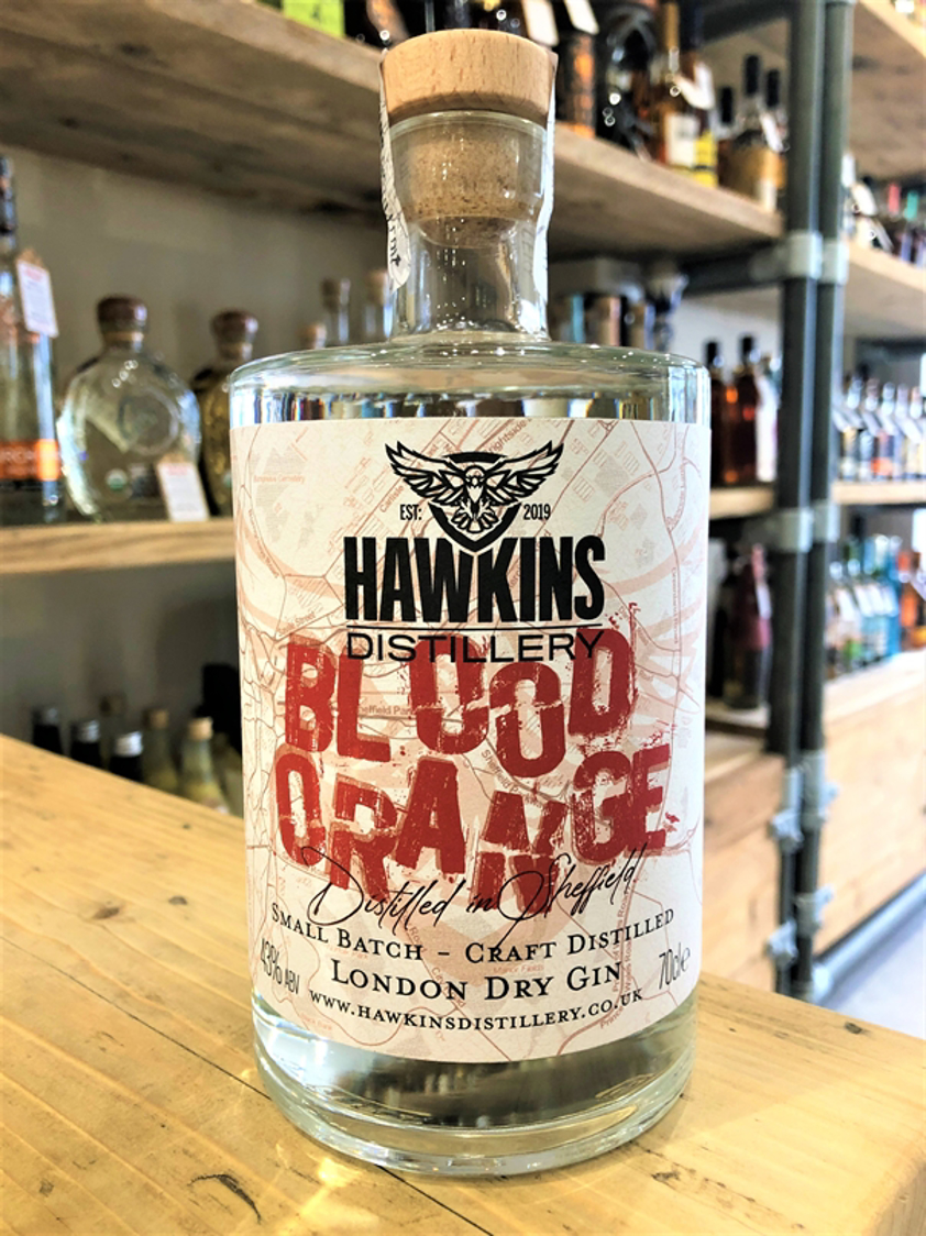 Hawkins DIstillery Blood Orange Gin 43% 70cl