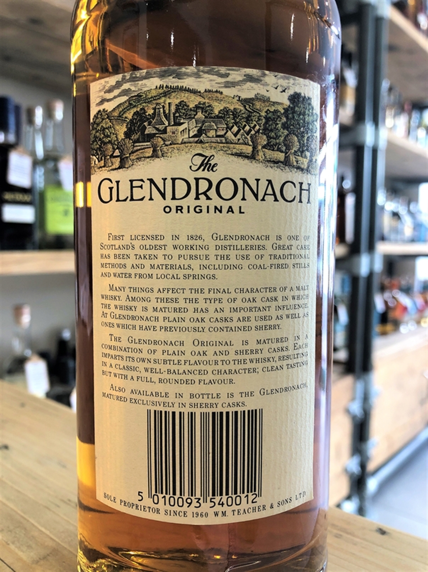Glendronach 12yo Original bottled 1980s 40% 75cl