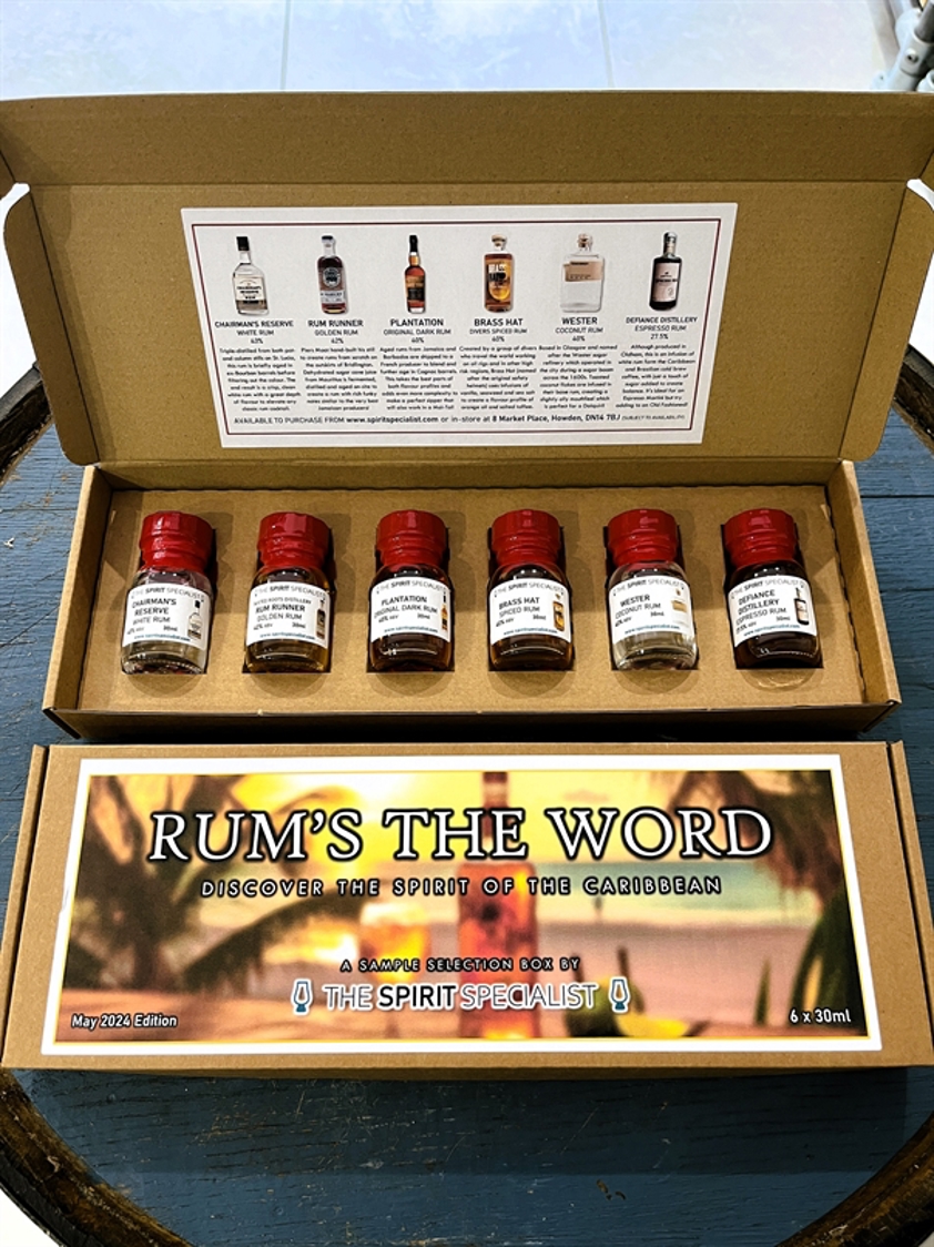 Rum's The Word Sample Selection Pack (May 2024 Edition) 6 x 30ml