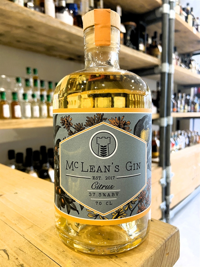 McLean's Citrus Gin 37.5% 70cl