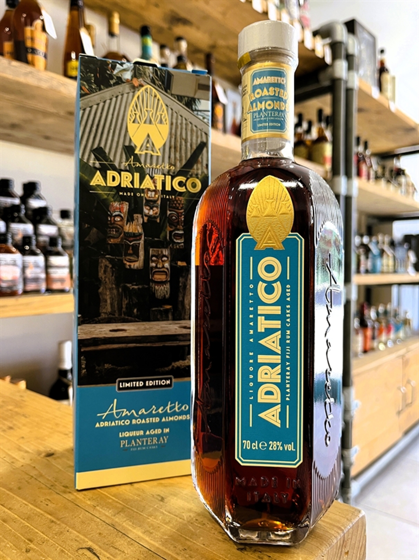 Adriatico Amaretto Aged In Planteray Fiji Rum Casks 28% 70cl