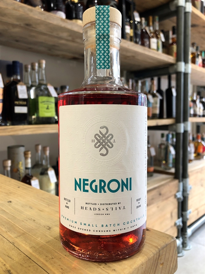 Heads & Tail Negroni Small Batch Cocktail 25.1% 50cl