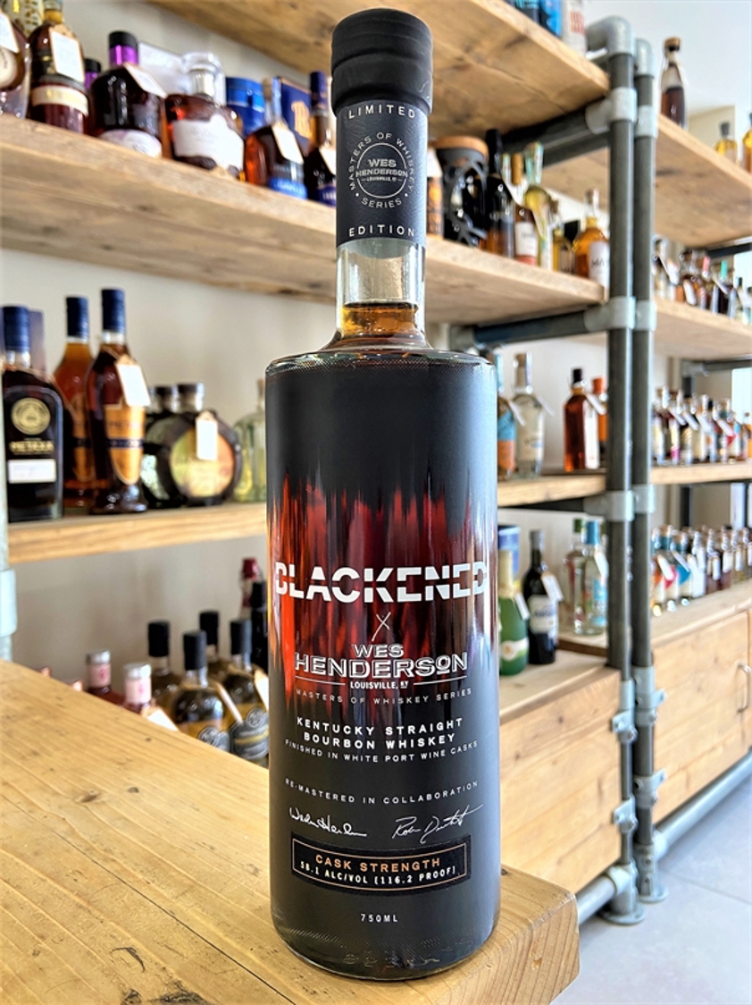 Metallica Blackened x Wes Henderson Kentucky Straight Bourbon White Port Finish Masters of Whiskey Series 58.1% 75cl