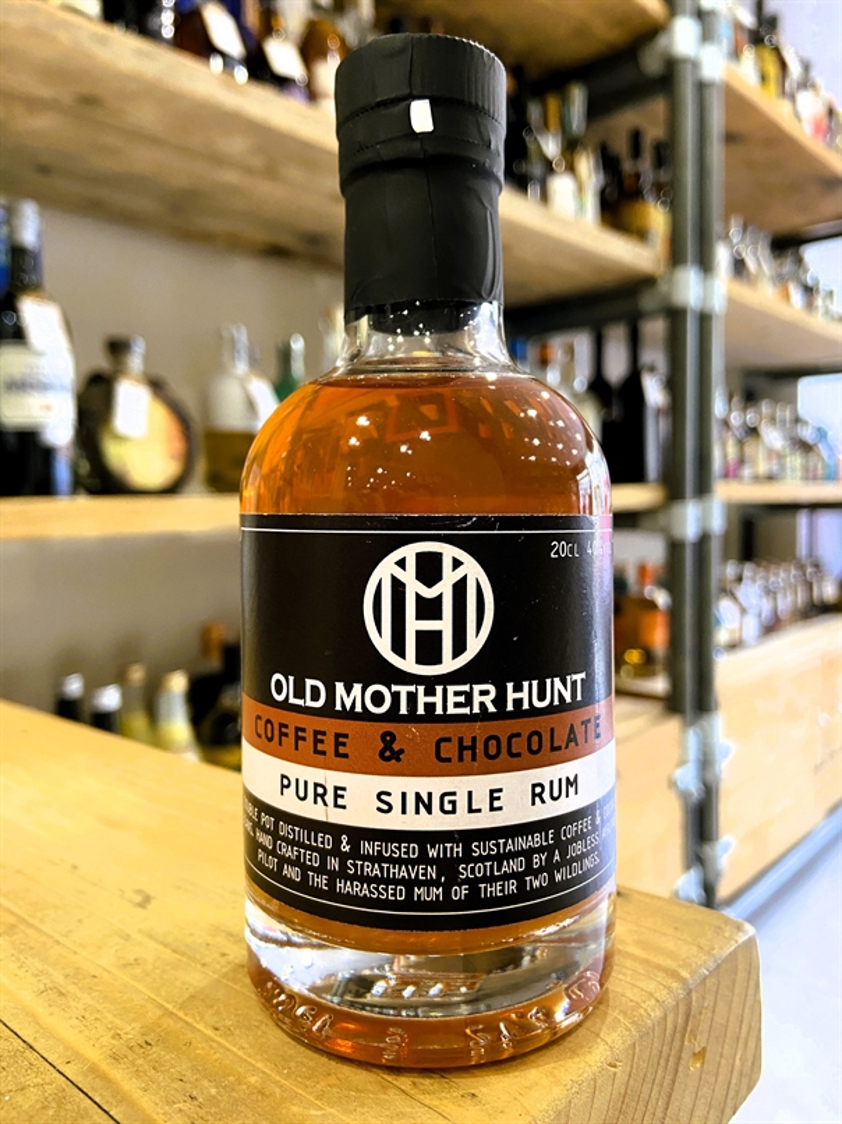 Old Mother Hunt Coffee & Chocolate Pure Single Rum 40% 20cl