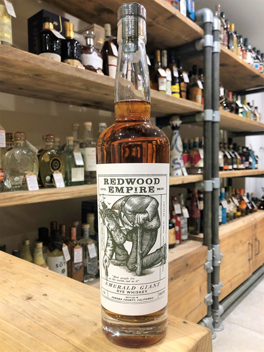 Redwood Empire Emerald Giant Rye Whiskey 45% 70cl