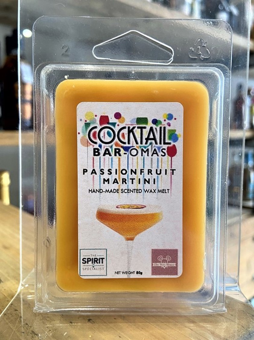 Cocktail Bar-omas Passionfruit Martini Handmade Scented Wax Melt 80g