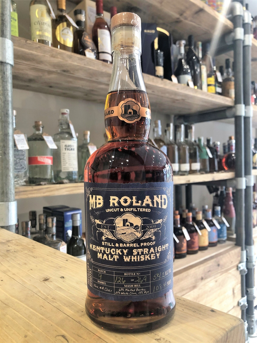 MB Roland Kentucky Straight Malt Whiskey 54.2% 75cl