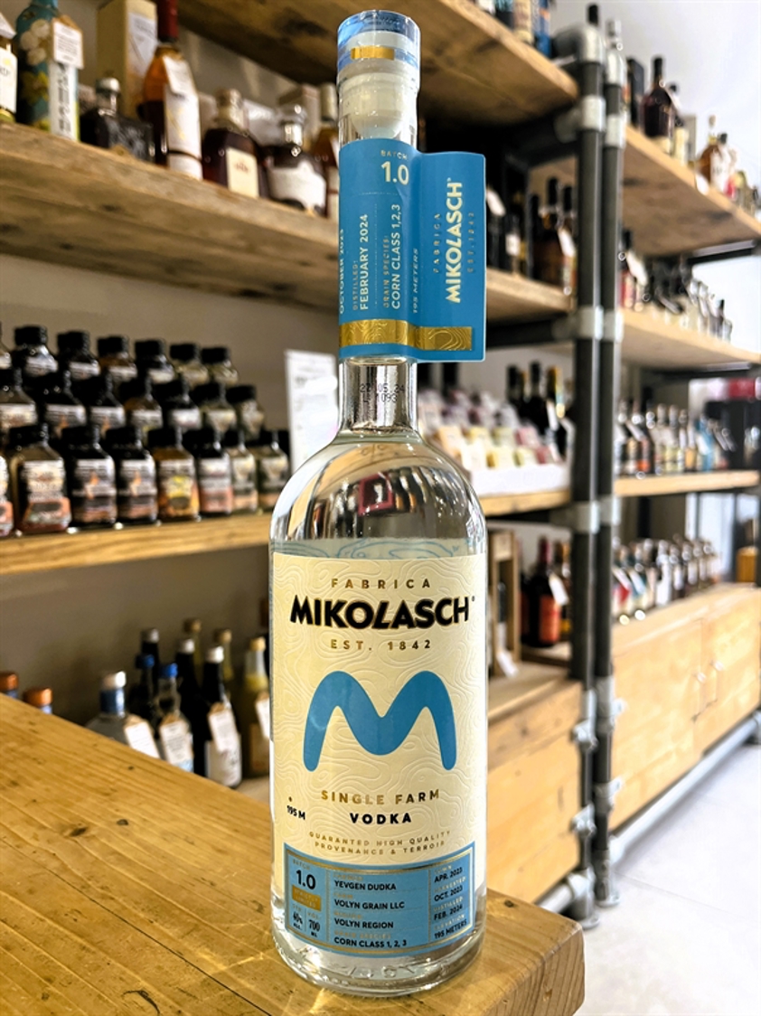 Mikolasch Single Farm Vodka Batch 1.0 40% 70cl