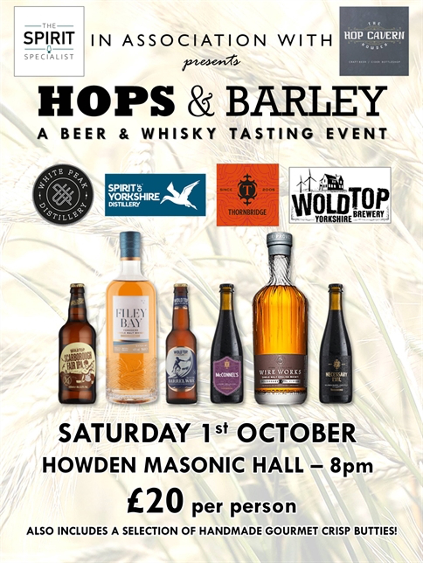 Hops & Barley - a Beer & Whisky tasting event