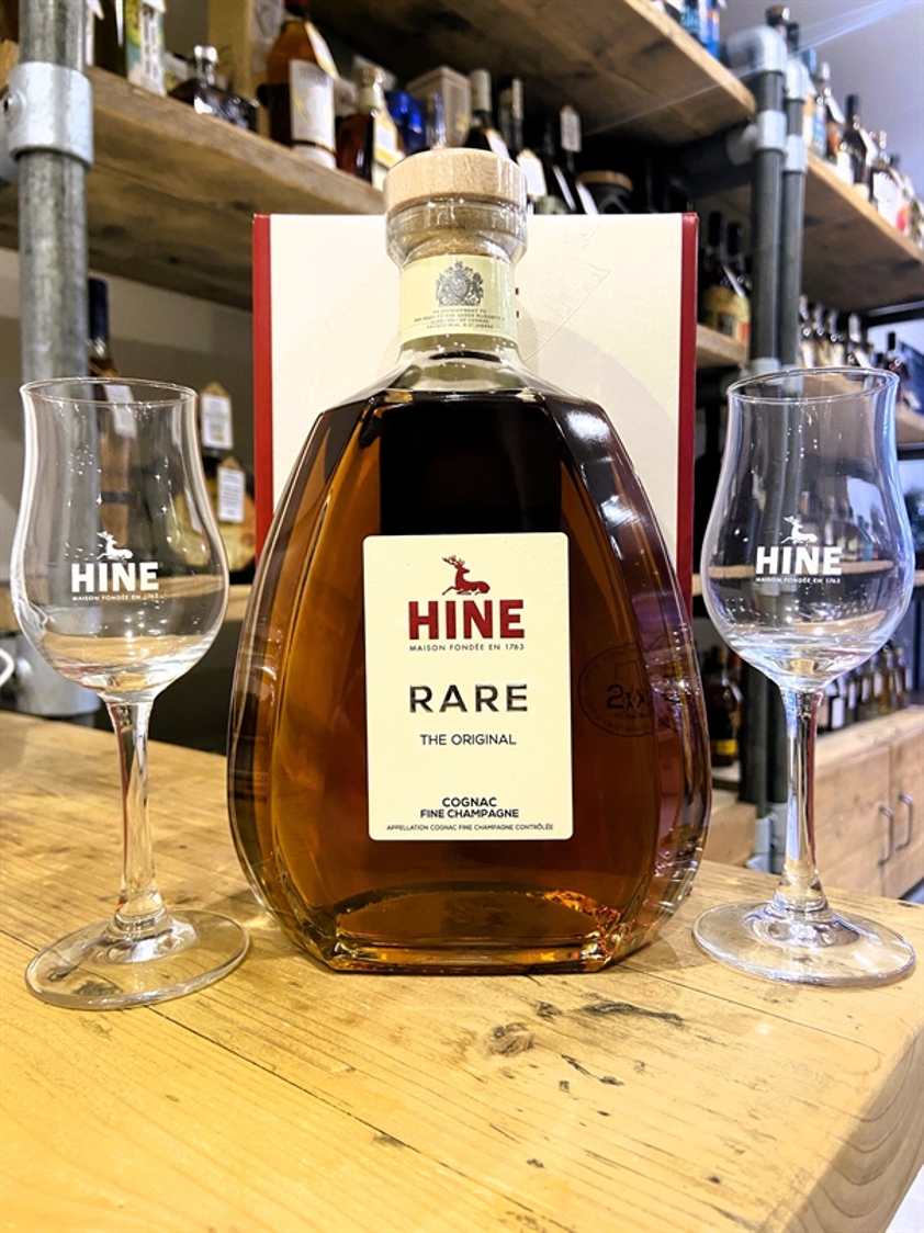 Hine Rare Cognac plus 2 glasses 40% 70cl