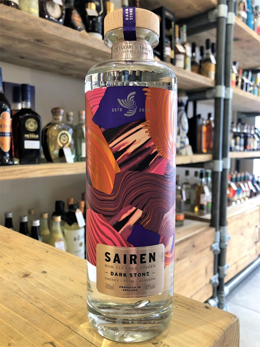 Sairen Dark Stone Spiced Rum 40% 70cl