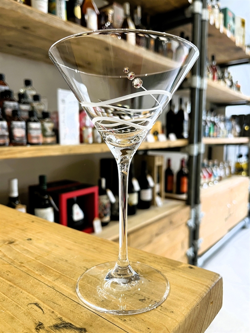 Diamante Soho Martini Glass with Swarovski Crystal