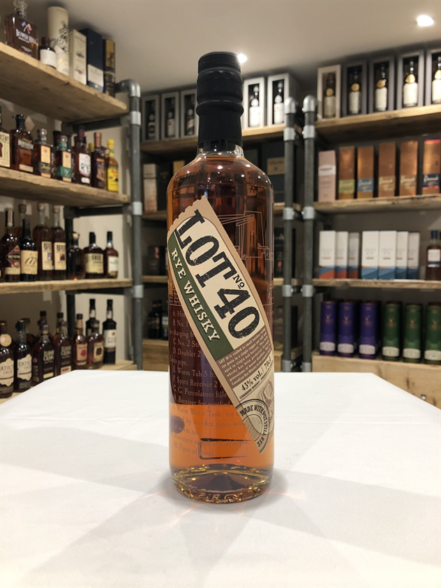 Lot 40 Canadian Rye Whisky 43% 70cl