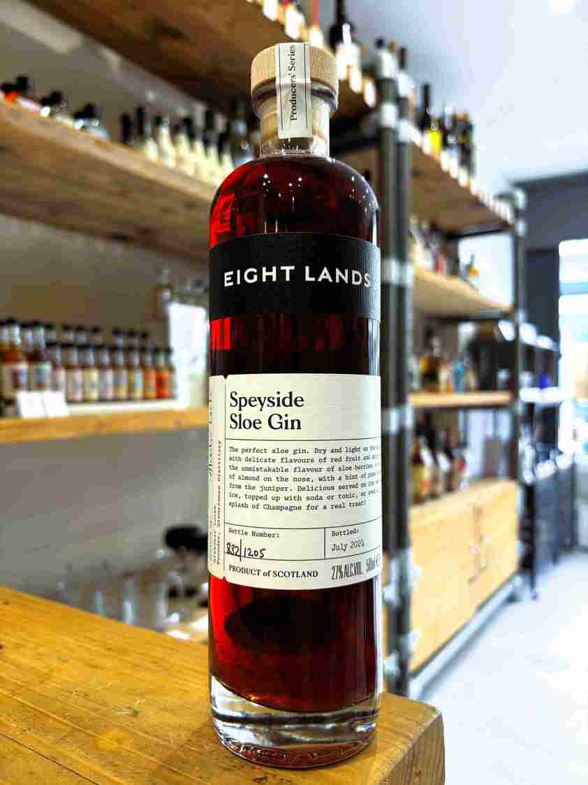 Eight Lands Speyside Sloe Gin 27% 50cl