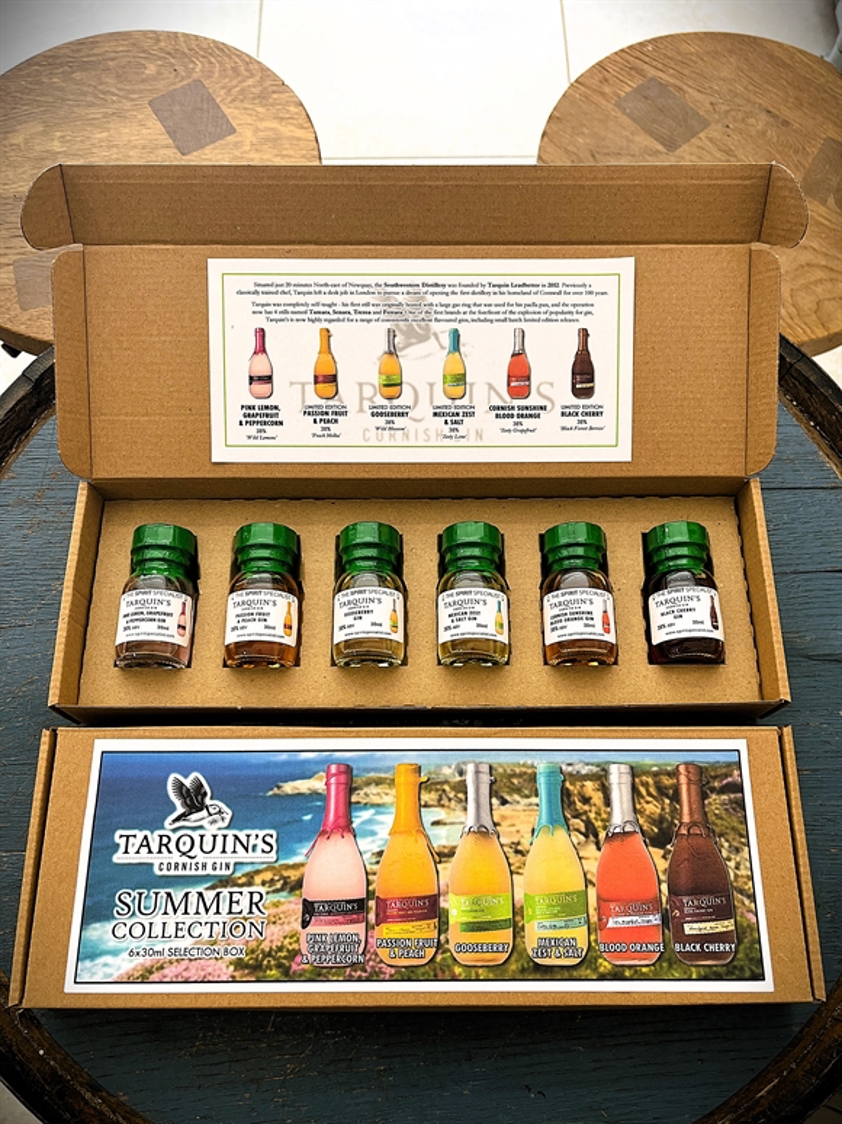 Tarquin's Gin 2025 Summer Collection Selection Box 6 x 30ml