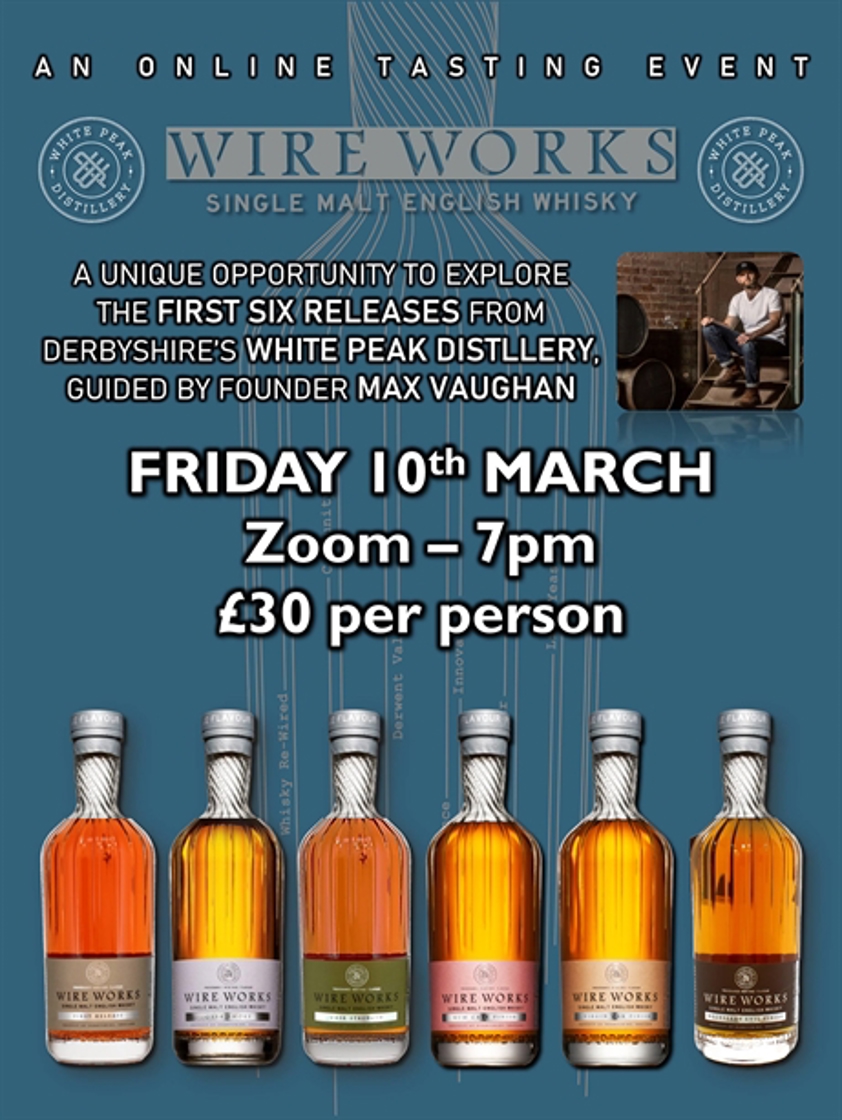 White Peak Wire Works Single Malt Whisky tasting event