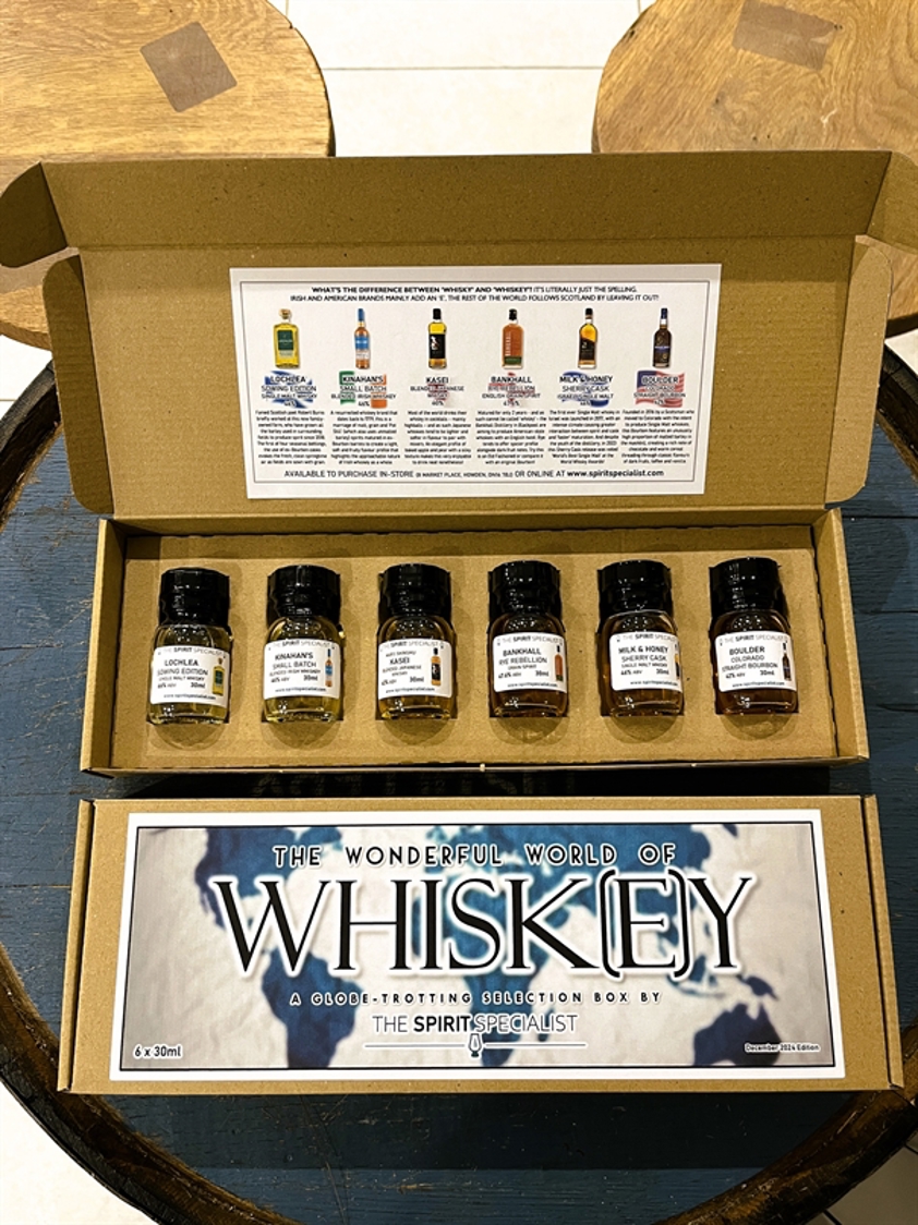 The Wonderful World of Whisk(e)y selection box 6 x 30ml