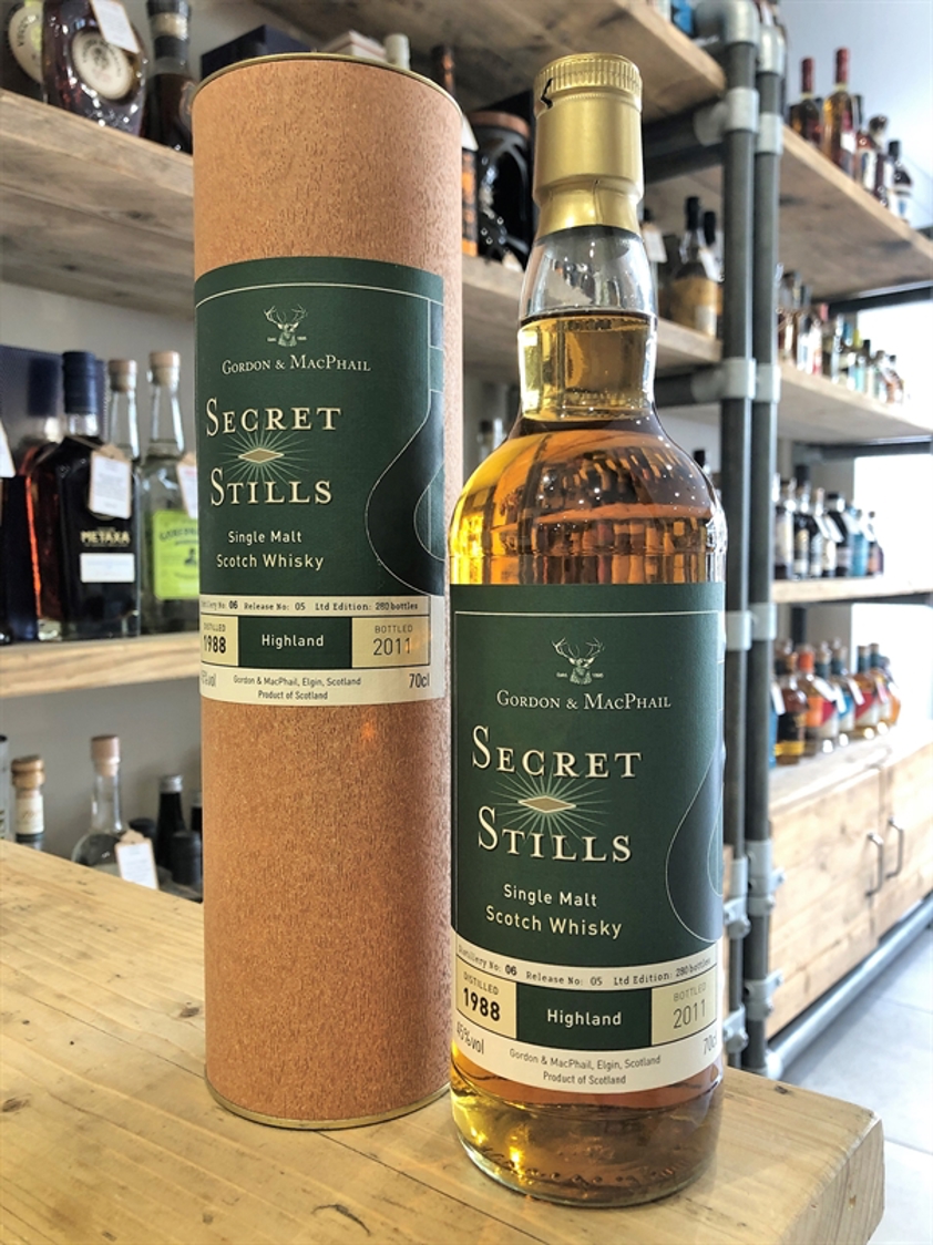 Gordon & MacPhail Secret Stills Highland 1988 6.5 (bottled 2011) 45% 70cl