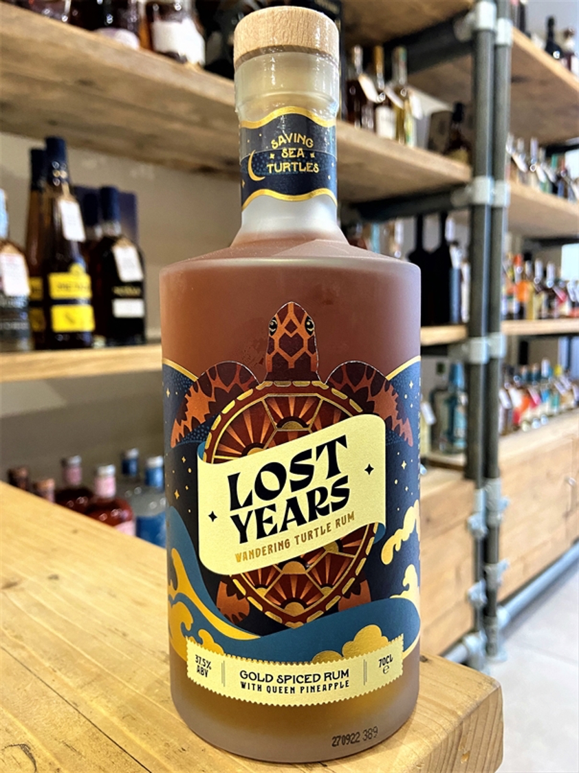 Lost Years Gold Spiced Rum with Queen Pineapple 37.5% 70cl