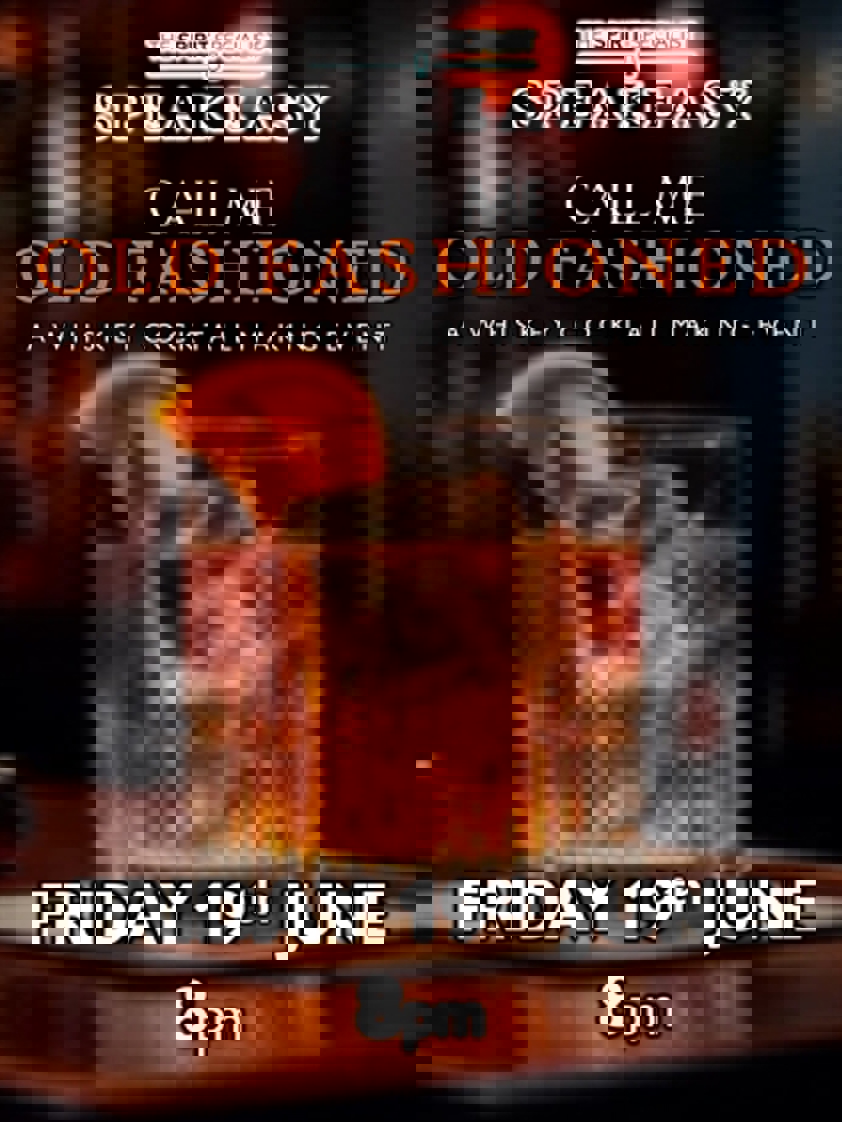 Call Me Old Fashioned - a whiskey cocktail making event