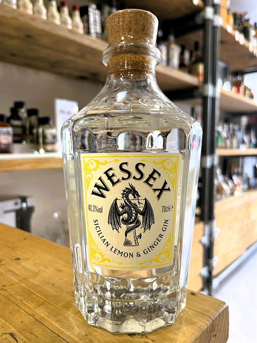 Wessex Sicilian Lemon & Ginger Gin 40.3% 70cl
