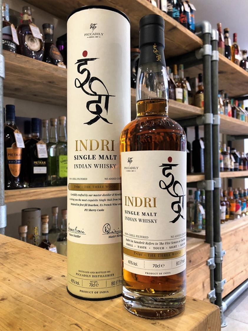 Indri Trini Single Malt Indian Whisky 46% 70cl