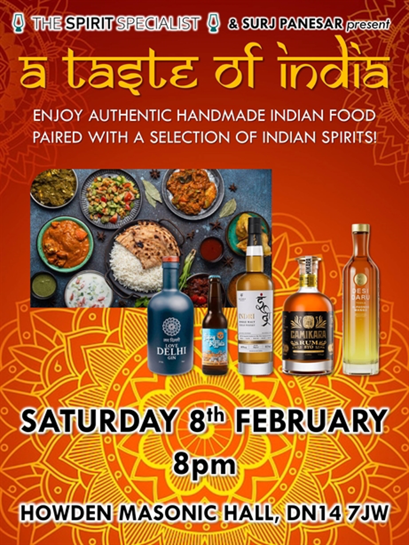 A Taste of India - an Indian food and spirits event