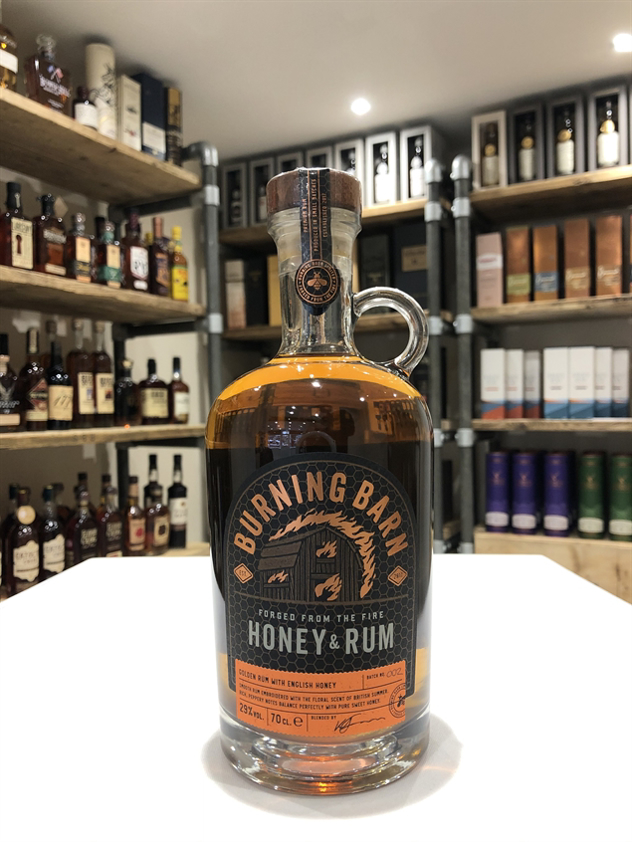 Burning Barn Honey and Rum Liqueur 70cl