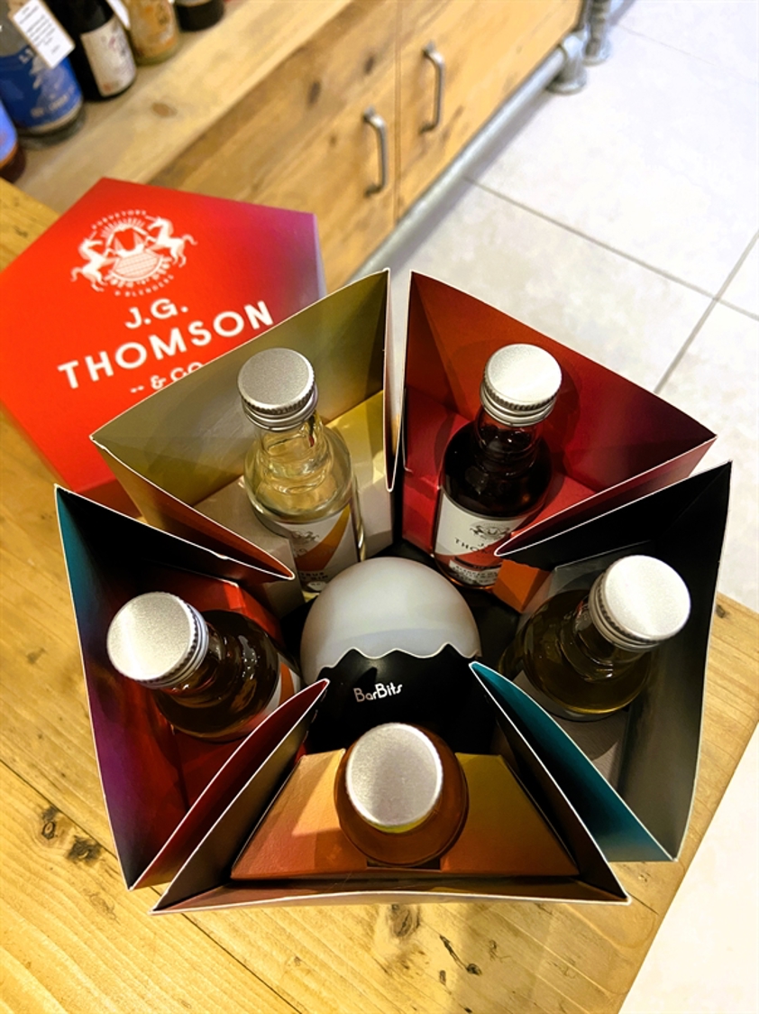 JG Thomson Tasting Pack 5 x 50ml plus free spherical ice mould