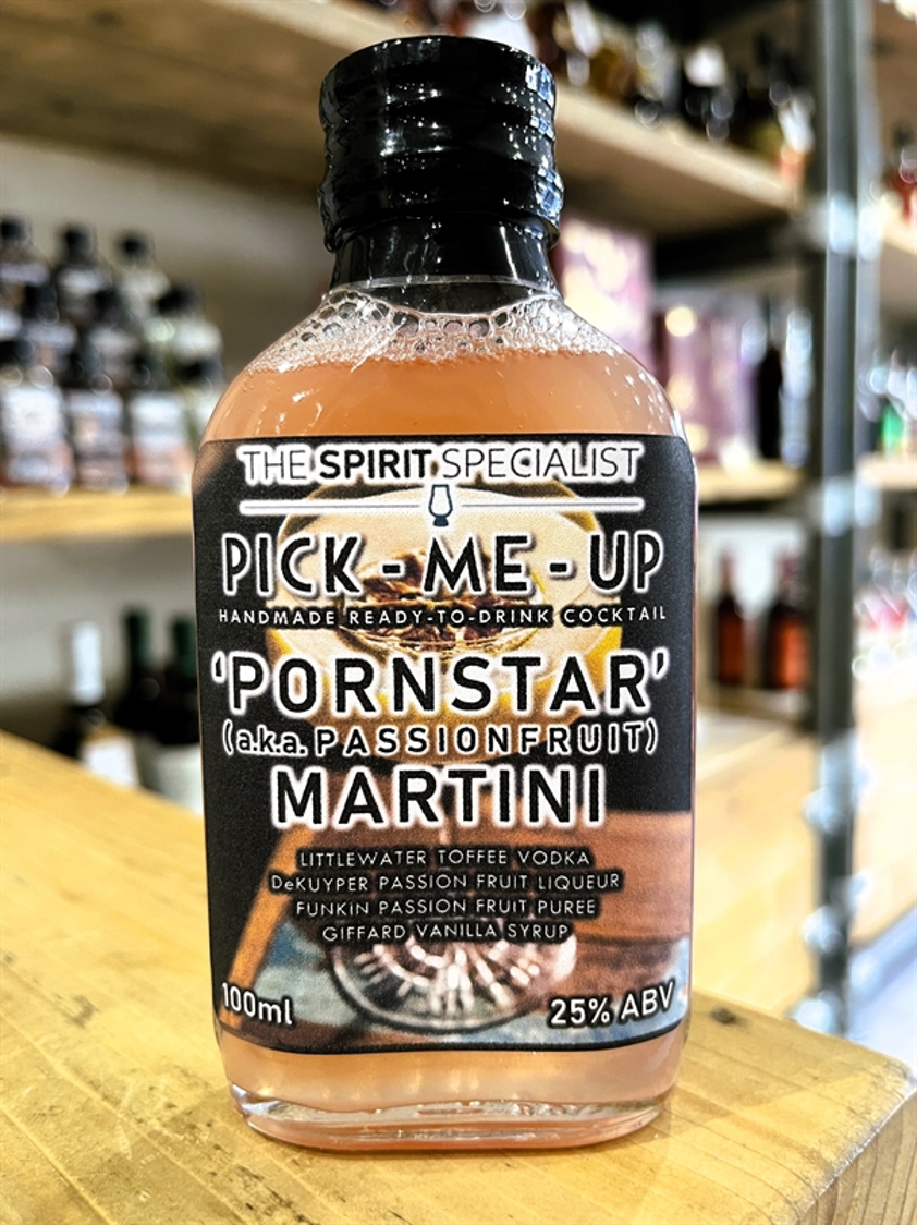 The Spirit Specialist Pick-Me-Up Pornstar (aka Passionfruit) Martini RTD Cocktail 25% 10cl