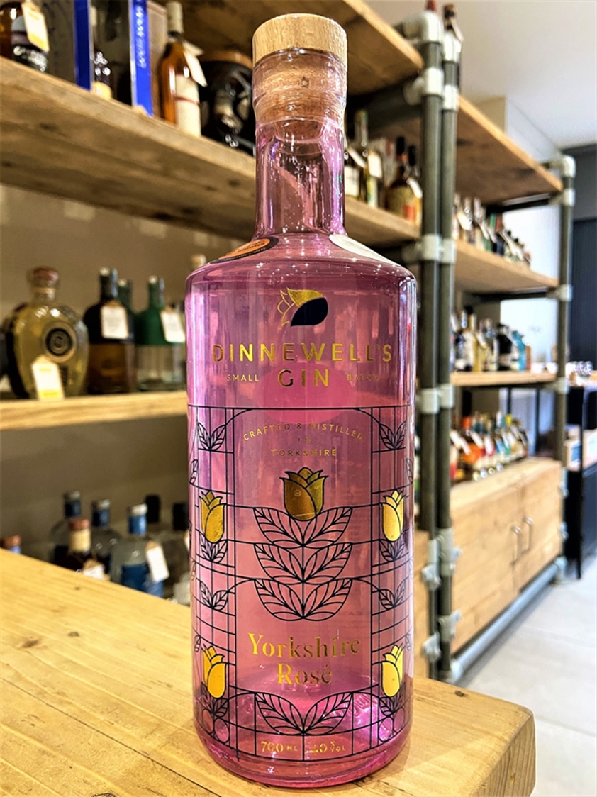 Dinnewell's Yorkshire Rose Gin 40% 70cl