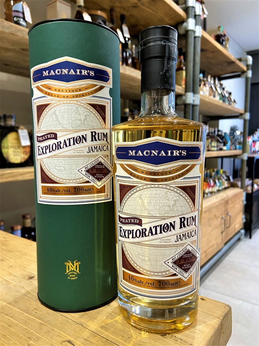 MacNairs Exploration Peated Jamaica Rum 46% 70cl