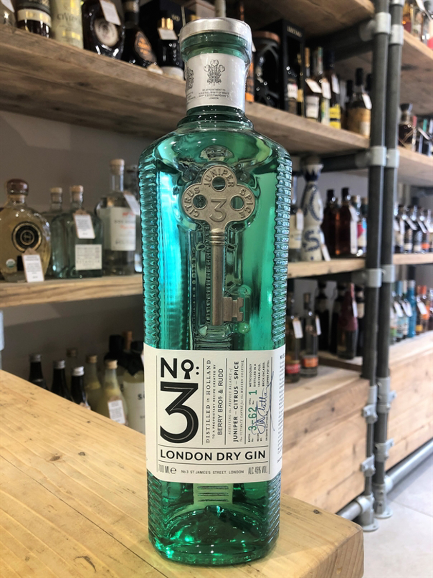 No. 3 Dry London Gin 46% 70cl