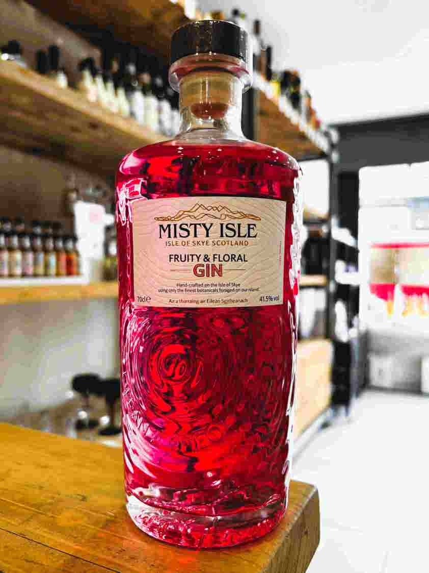 Misty Isle Floral & Fruity Gin 41.5% 70cl