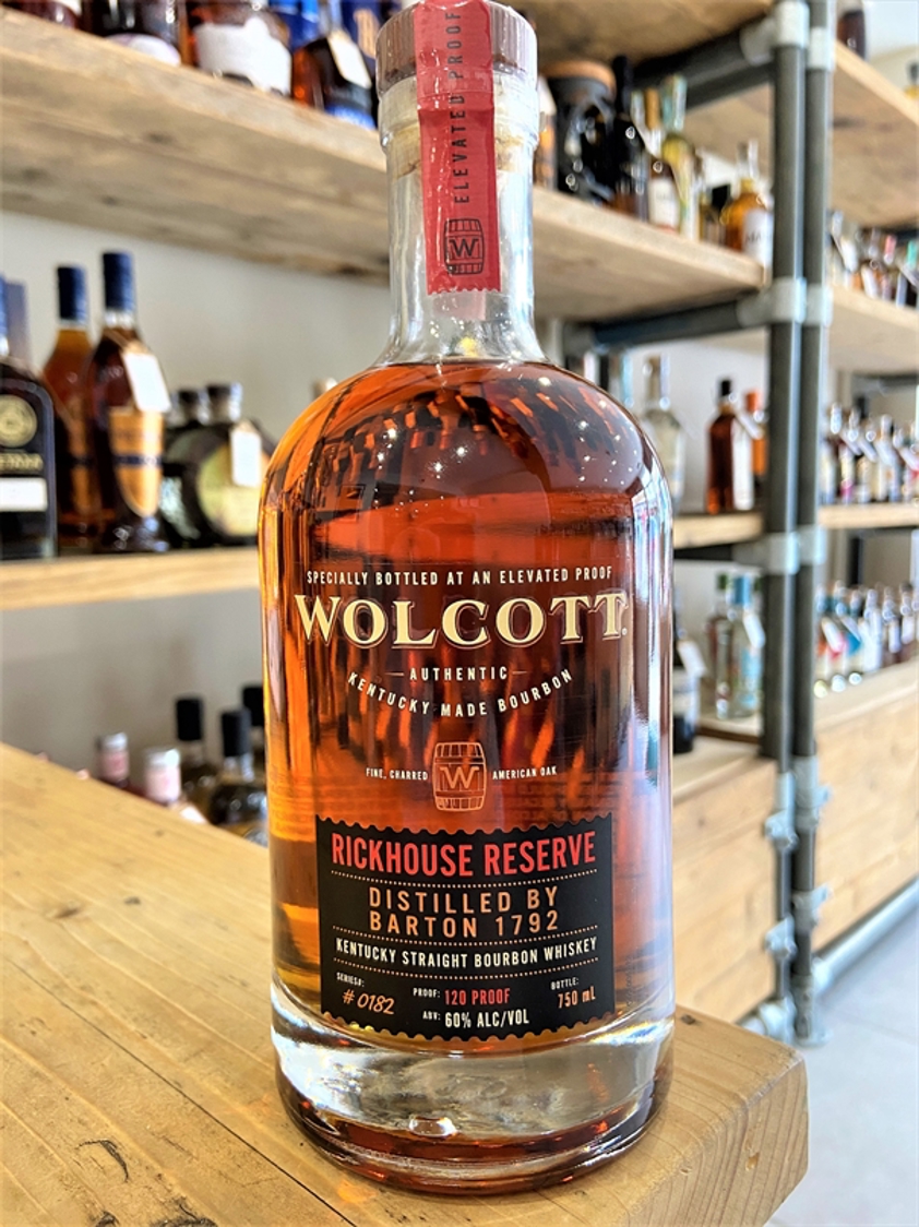 Wolcott Rickhouse Reserve Kentucky Straight Bourbon Whiskey 60% 75cl