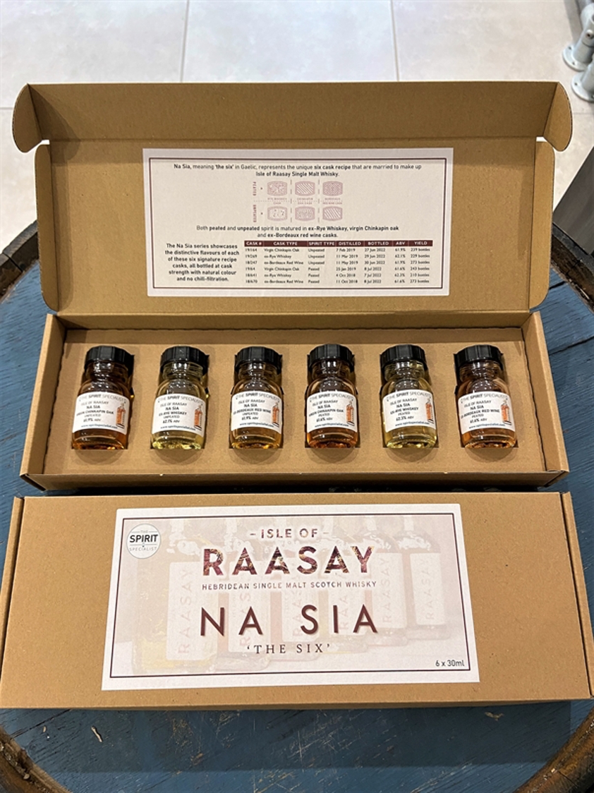 Isle of Raasay Na Sia Collection Sample Pack 6 x 30ml
