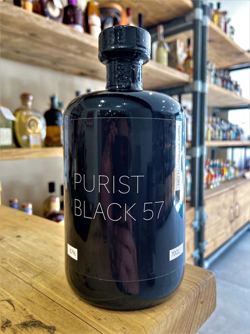Purist Black 57 Navy Strength Gin 57% 70cl