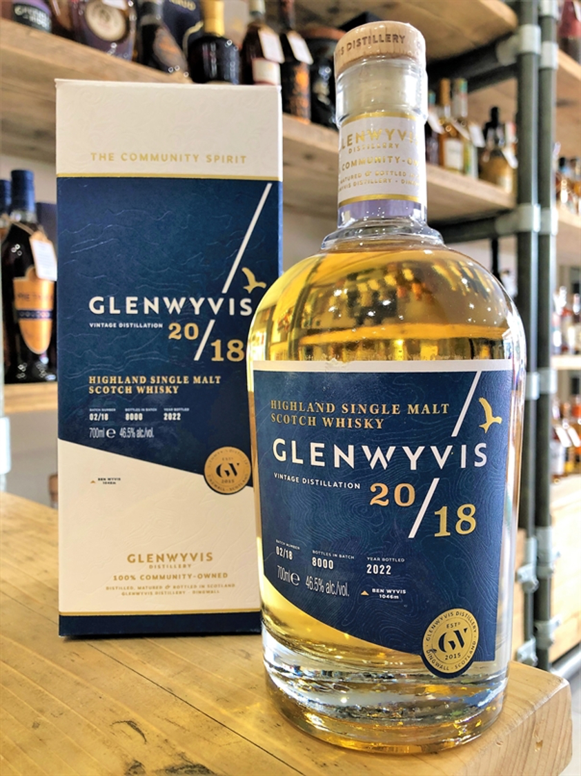 GlenWyvis 2018 Batch 2 Highland Single Malt Whisky 46.5% 70cl