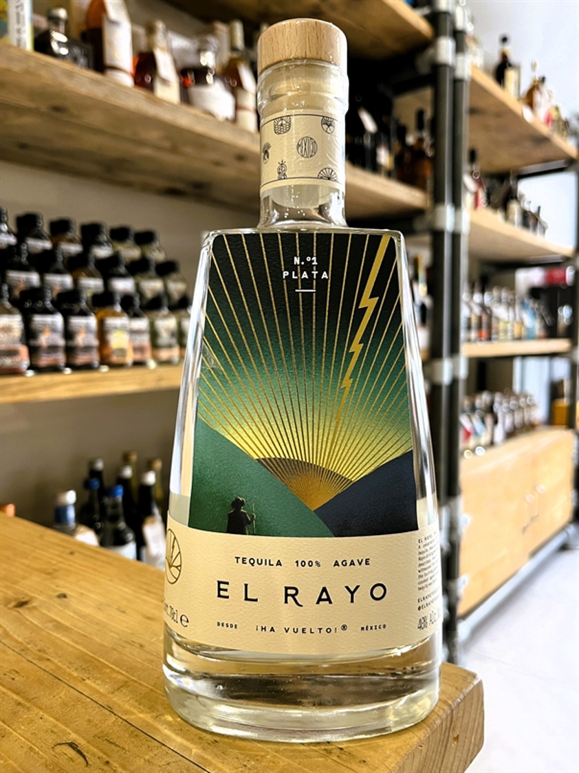 El Rayo Plata 100% Agave Tequila 40% 70cl