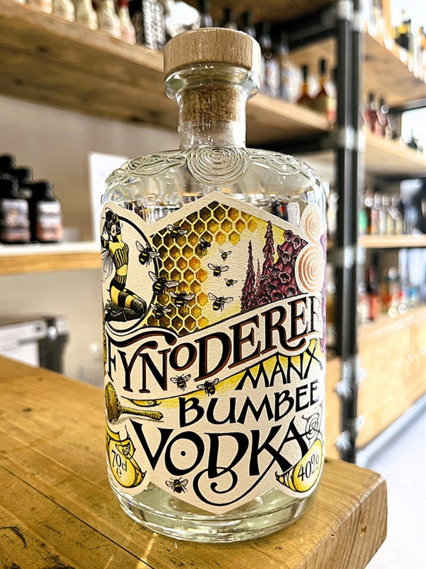 Fynoderee Bumbee Manx Honey Vodka 40% 70cl
