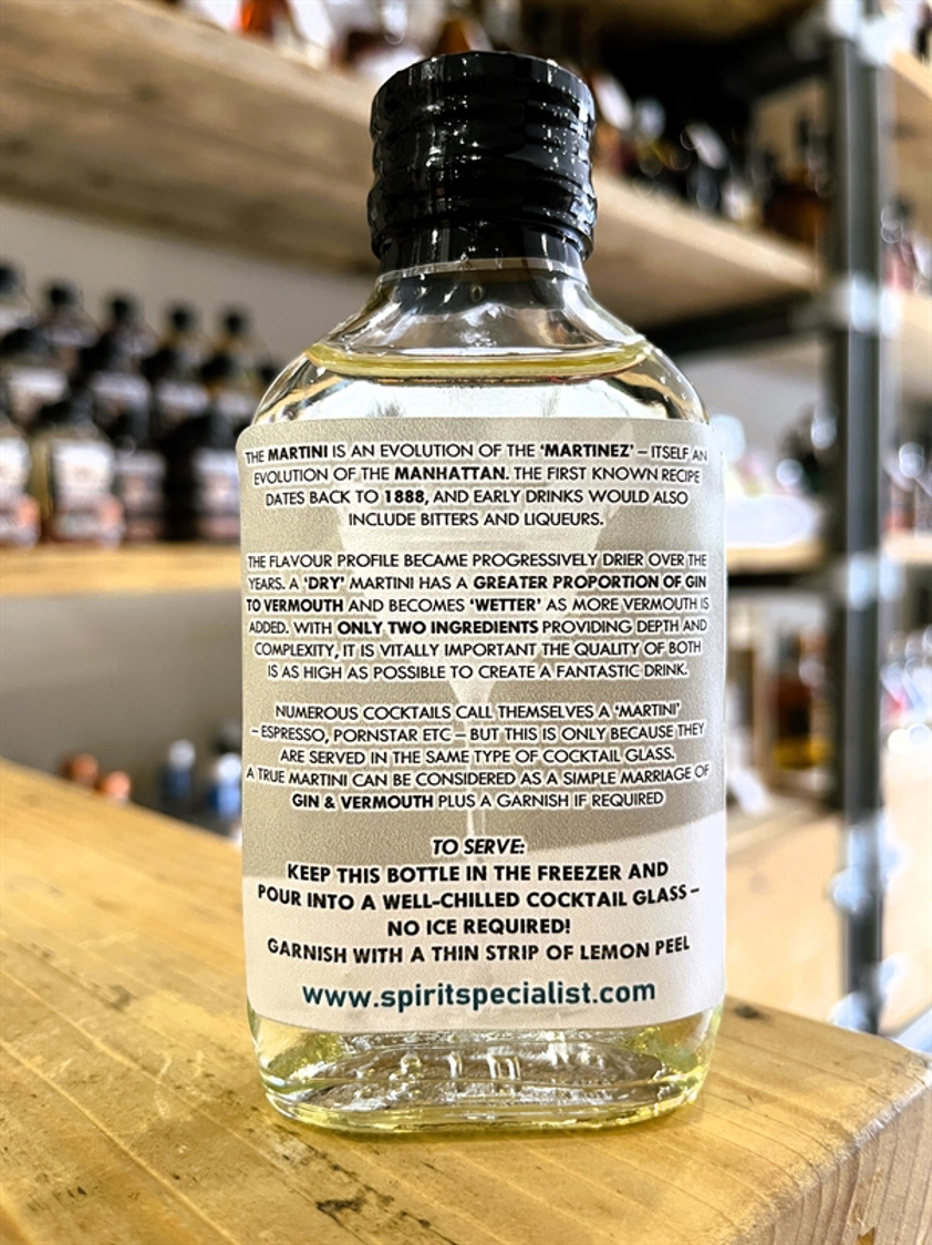 The Spirit Specialist Pick-Me-Up Dry Martini RTD Cocktail 27.5% 10cl