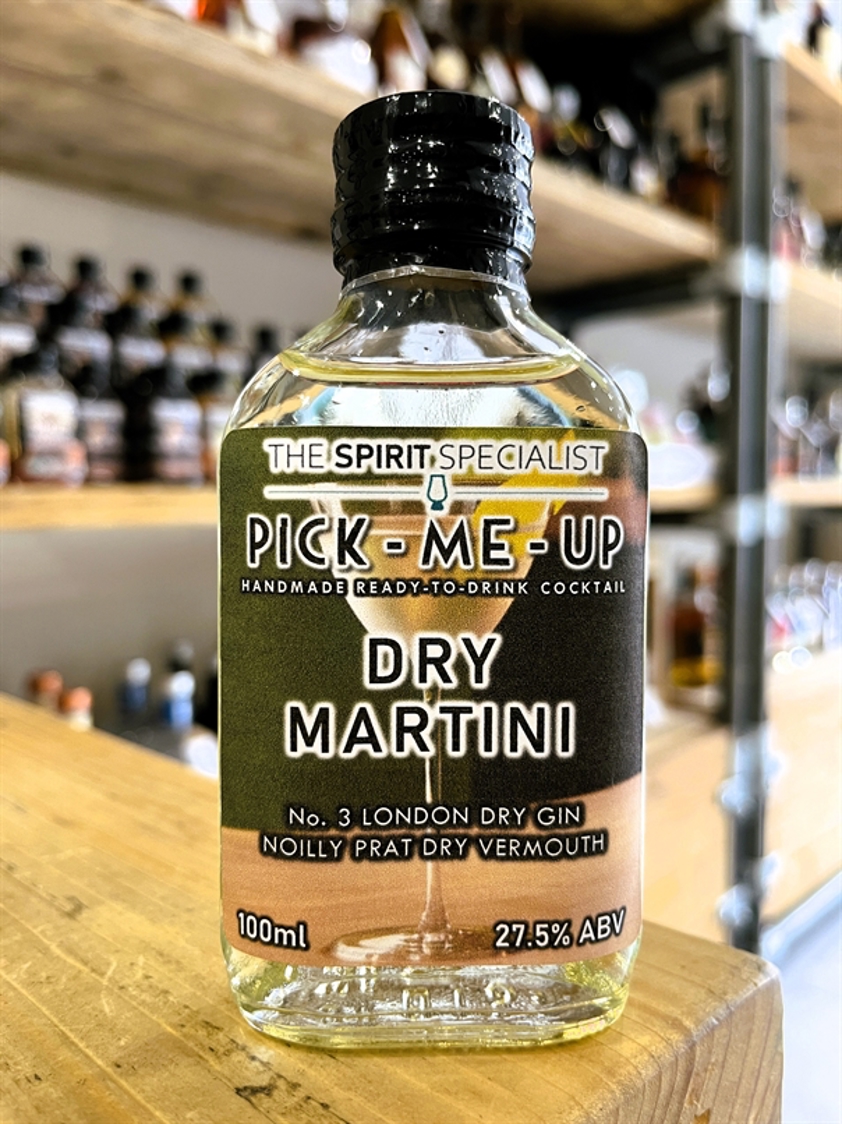 The Spirit Specialist Pick-Me-Up Dry Martini RTD Cocktail 27.5% 10cl