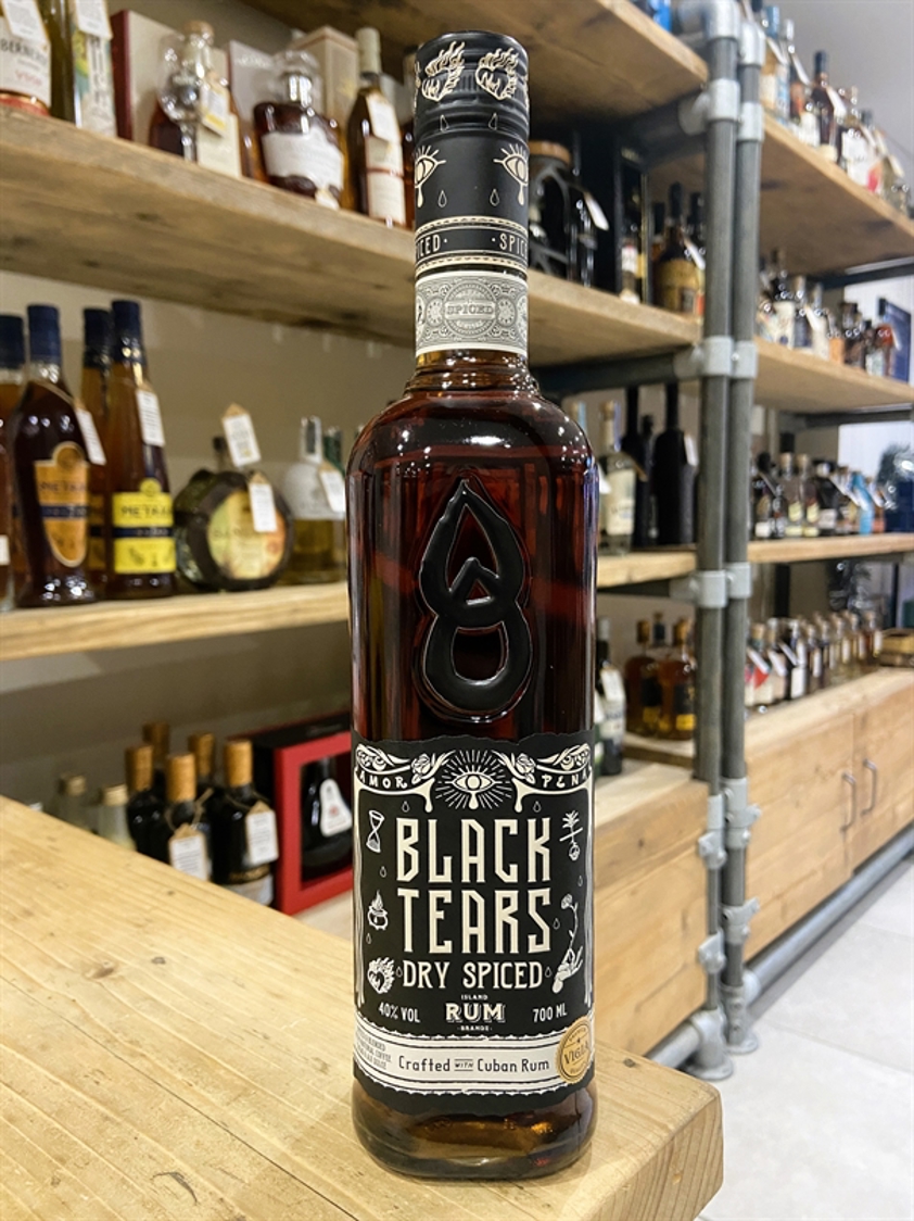 Black Tears Dry Spiced Rum 40% 70cl