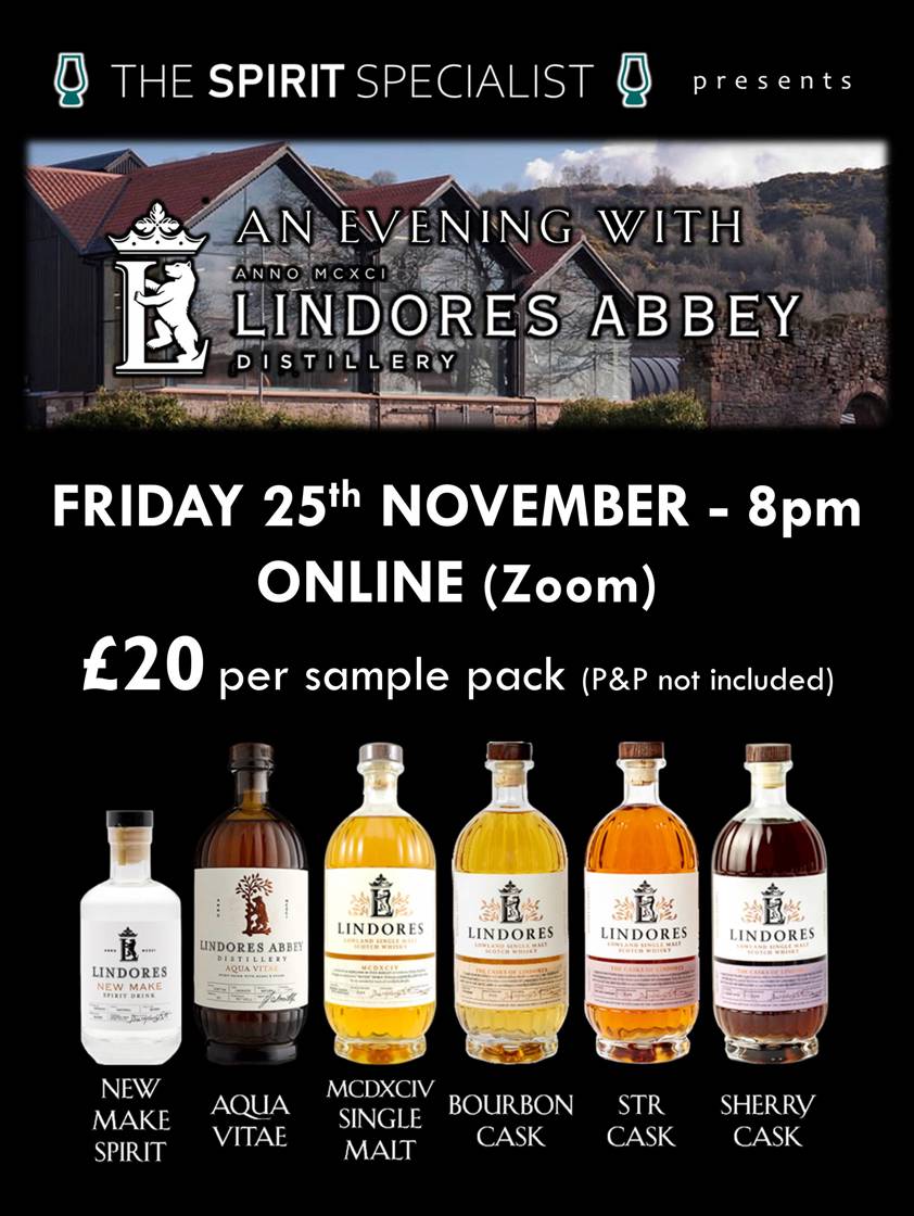 Lindores Abbey Distillery - The Complete Collection Online Tasting Event