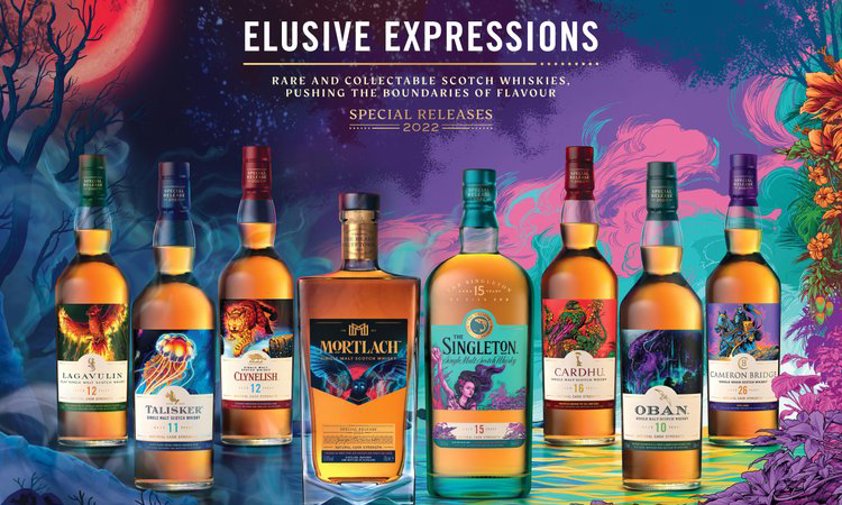 Diageo Special Releases 2022 full collection 8 x 70cl