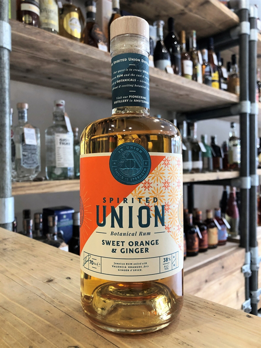 Spirited Union Orange & Ginger Botanical Rum 38% 70cl