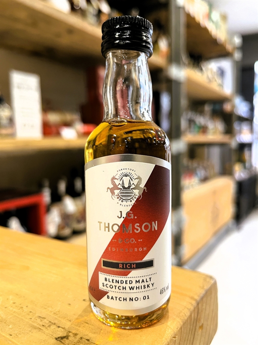 JG Thomson Rich Blended Malt Batch 01 46% 5cl