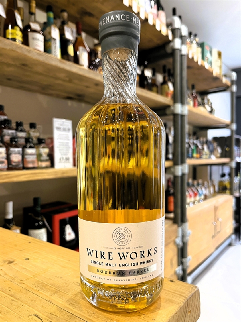 White Peak Wire Works Bourbon Barrel English Single Malt Whisky 53.4% 70cl