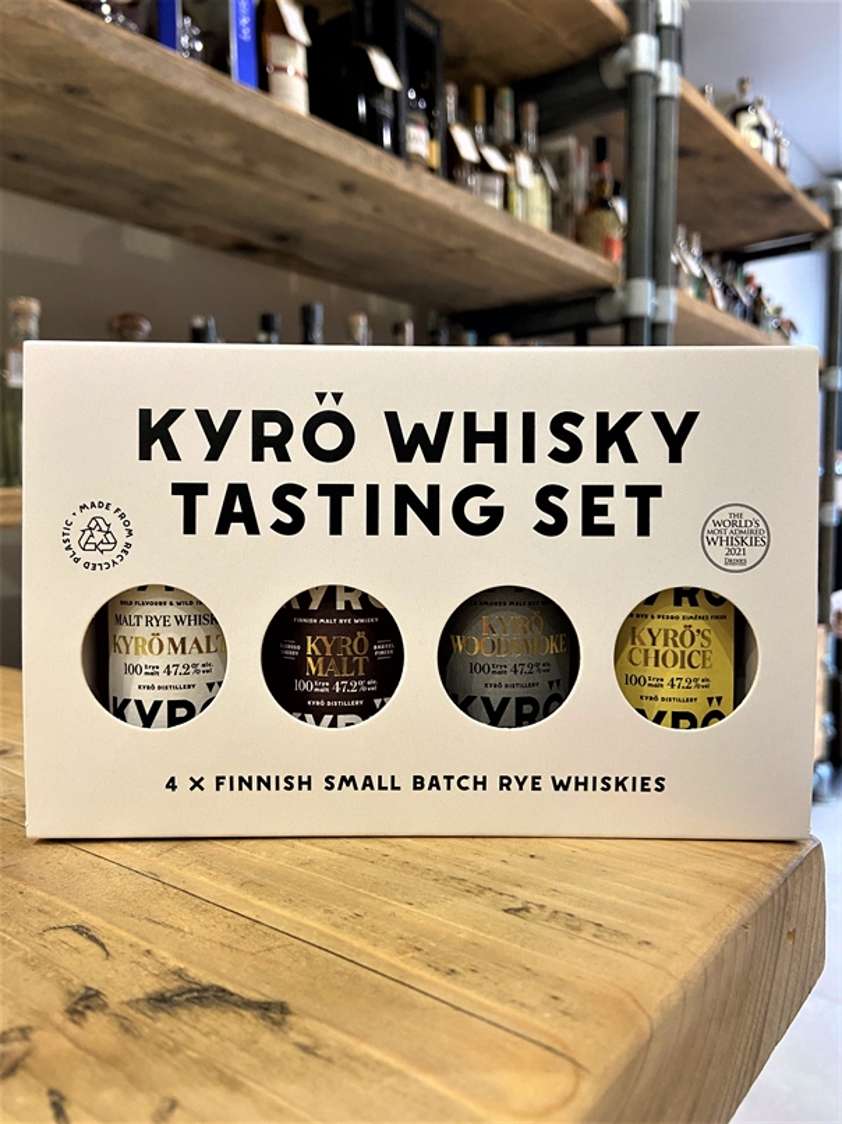 Kyro Whisky Tasting Set 4 x 5cl